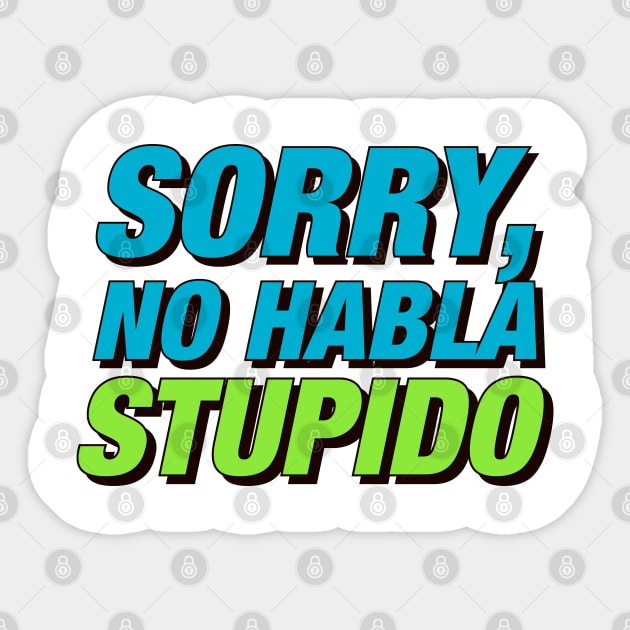 Stupido Sticker by EMP